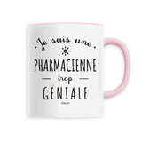 Mug - Une Pharmacienne trop Géniale - 6 Coloris - Cadeau Original - Cadeau Personnalisable - Cadeaux-Positifs.com -Unique-Rose-