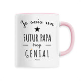 Mug - Un Futur Papa trop Génial - 6 Coloris - Cadeau Original - Cadeau Personnalisable - Cadeaux-Positifs.com -Unique-Rose-