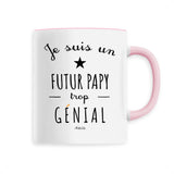 Mug - Un Futur Papy trop Génial - 6 Coloris - Cadeau Original - Cadeau Personnalisable - Cadeaux-Positifs.com -Unique-Rose-
