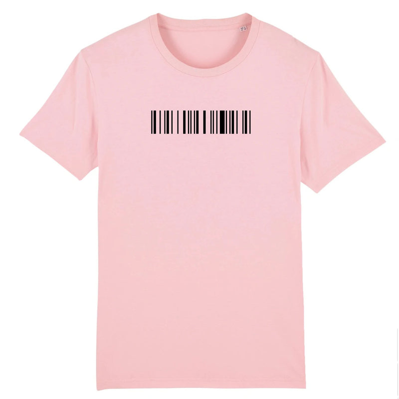 Cadeau anniversaire : T-Shirt Premium Personnalisable - MESSAGE CODÉ - Coton Bio - Unisexe - Cadeau Unique - Cadeau Personnalisable - Cadeaux-Positifs.com -XS-Rose-