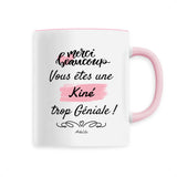 Mug - Merci vous êtes une Kiné trop Géniale - 6 Coloris - Cadeau Personnalisable - Cadeaux-Positifs.com -Unique-Rose-