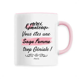 Mug - Merci Sage Femme - 6 Coloris - Cadeau Original - Cadeau Personnalisable - Cadeaux-Positifs.com -Unique-Rose-