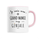 Mug - Une Grand Mamie trop Géniale - 6 Coloris - Cadeau Original - Cadeau Personnalisable - Cadeaux-Positifs.com -Unique-Rose-