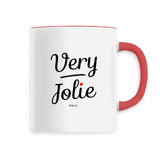 Mug - Very Jolie - 6 Coloris - Cadeau Original - Cadeau Personnalisable - Cadeaux-Positifs.com -Unique-Rouge-