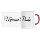 Mug - Maman Poule (Cursif) - 6 Coloris - Cadeau Original - Cadeau Personnalisable - Cadeaux-Positifs.com -Unique-Rouge-