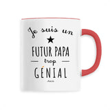 Mug - Un Futur Papa trop Génial - 6 Coloris - Cadeau Original - Cadeau Personnalisable - Cadeaux-Positifs.com -Unique-Rouge-
