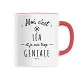 Mug - Léa est trop Géniale - 6 Coloris - Cadeau Original - Cadeau Personnalisable - Cadeaux-Positifs.com -Unique-Rouge-