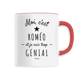 Mug - Roméo est trop Génial - 6 Coloris - Cadeau Original - Cadeau Personnalisable - Cadeaux-Positifs.com -Unique-Rouge-