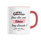 Mug - Merci vous êtes une Tutrice trop Géniale - 6 Coloris - Cadeau Personnalisable - Cadeaux-Positifs.com -Unique-Rouge-