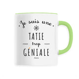 Mug - Une Tatie trop Géniale - 6 Coloris - Cadeau Original - Cadeau Personnalisable - Cadeaux-Positifs.com -Unique-Vert-