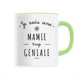 Mug - Une Mamie trop Géniale - 6 Coloris - Cadeau Original - Cadeau Personnalisable - Cadeaux-Positifs.com -Unique-Vert-