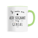 Mug - Un Aide Soignant trop Génial - 6 Coloris - Cadeau Original - Cadeau Personnalisable - Cadeaux-Positifs.com -Unique-Vert-
