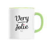 Mug - Very Jolie - 6 Coloris - Cadeau Original - Cadeau Personnalisable - Cadeaux-Positifs.com -Unique-Vert-