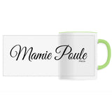 Mug - Mamie Poule (Cursif) - 6 Coloris - Cadeau Original - Cadeau Personnalisable - Cadeaux-Positifs.com -Unique-Vert-