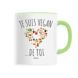 Mug - Je Suis Vegan de toi - 6 Coloris - Cadeau Engagé - Cadeau Personnalisable - Cadeaux-Positifs.com -Unique-Vert-