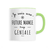Mug - Une Future Mamie trop Géniale - 6 Coloris - Cadeau Original - Cadeau Personnalisable - Cadeaux-Positifs.com -Unique-Vert-