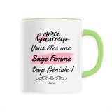 Mug - Merci Sage Femme - 6 Coloris - Cadeau Original - Cadeau Personnalisable - Cadeaux-Positifs.com -Unique-Vert-